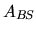 \( A_{B\! S} \)