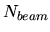 \( N_{beam} \)